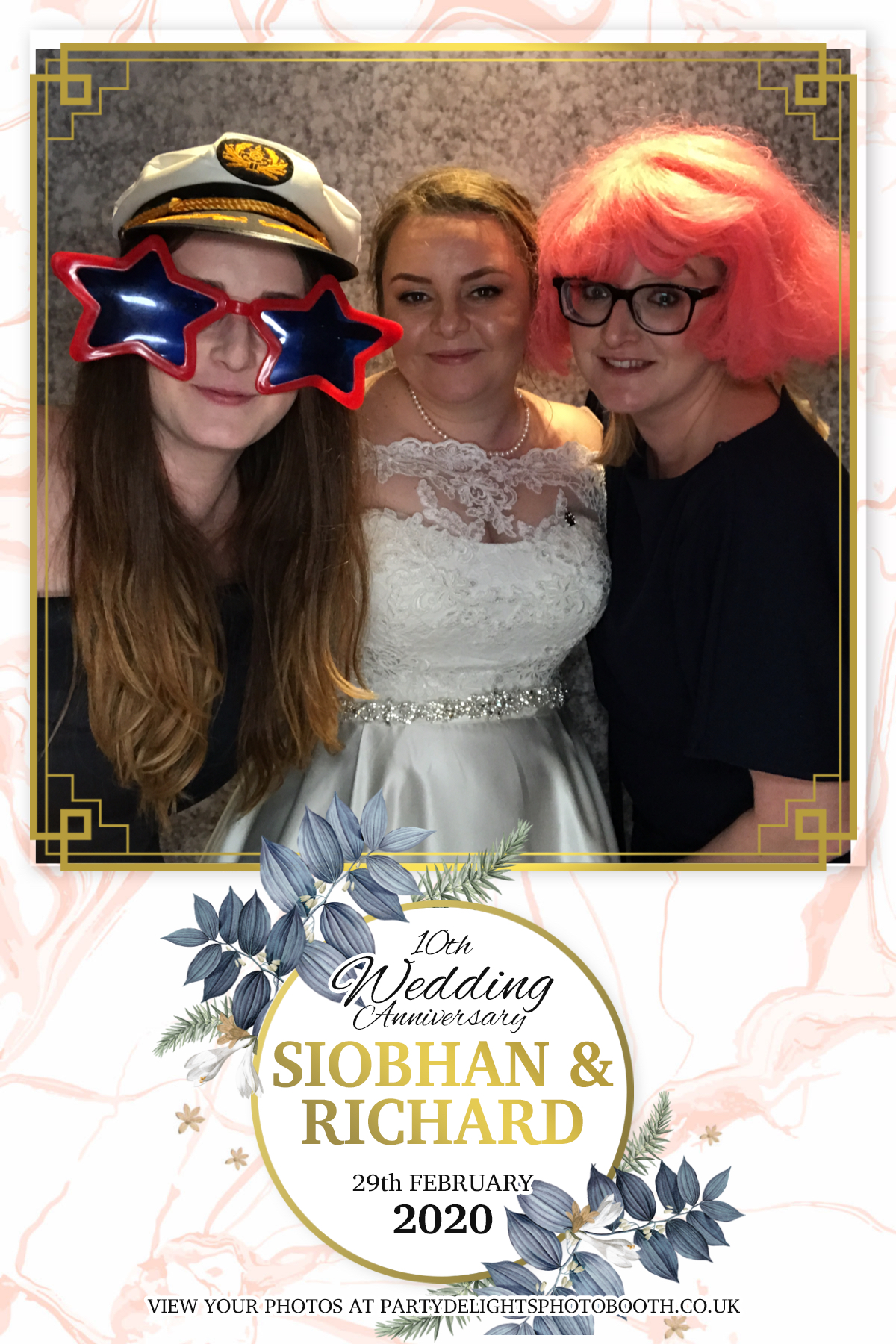 Siobhan and Richards Vow renewal  | View more photos from the event at gallery.partydelightsphotobooth.co.uk/u/PartyDelightsPhotoBooth/Siobhan-and-Richards-Vow-renewal
